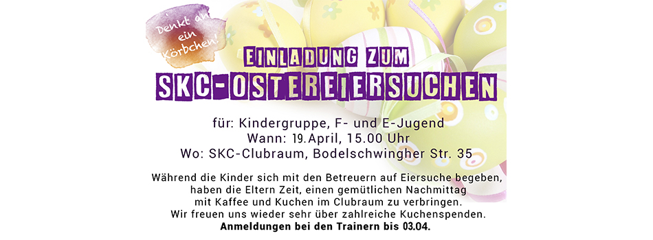 Ostereiersuchen am 19.04.